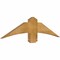 Ekena Millwork Bellingham Rough Sawn Timber Gable Bracket, Western Red Cedar, 48"W x 12"H x 2"D x 6"F, 6/12 Pitch GBW048X12X0206BEL00RWR - alternate 4
